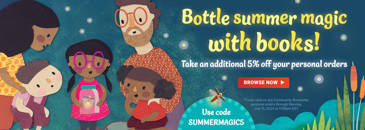 Bottle summer magic with books! Take and additional 5% off your personal orders. Use code SUMMERMAGIC5 on through Monday, July 15 at 11:59pm EST.