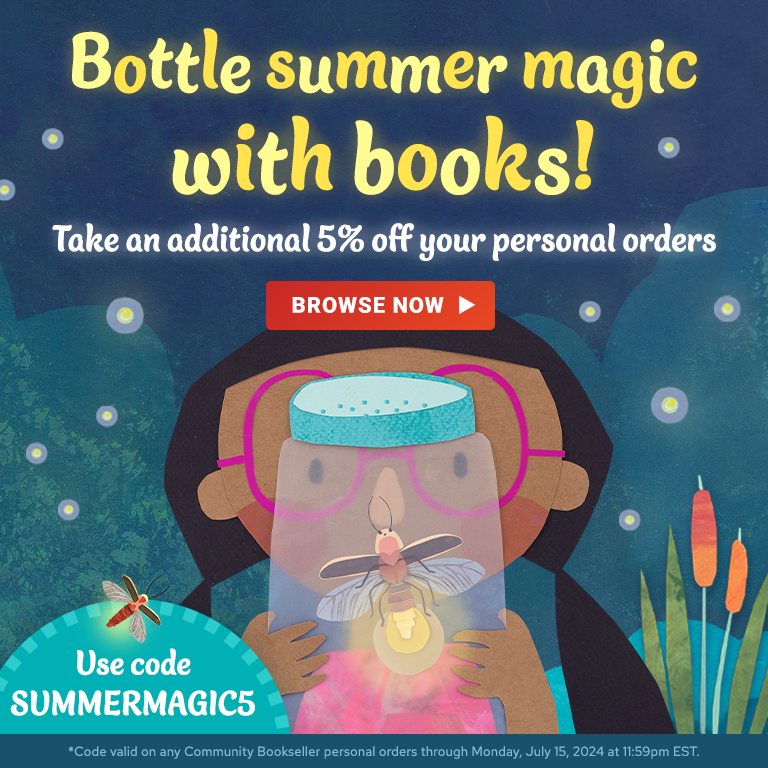 Bottle summer magic with books! Take and additional 5% off your personal orders. Use code SUMMERMAGIC5 on through Monday, July 15 at 11:59pm EST.