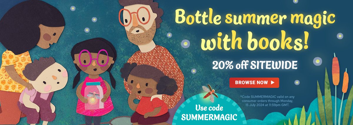 Bottle summer magic with books! 20% off sitewide. Use code SUMMERMAGIC on any consumer orders through 15 July at 11:59pm GMT.