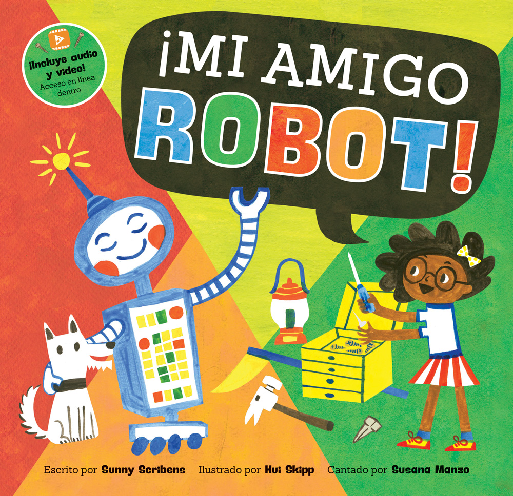 Mi amigo Robot! | Ages 3-7 years | Spanish Paperback with Audio/Video |  Barefoot Books